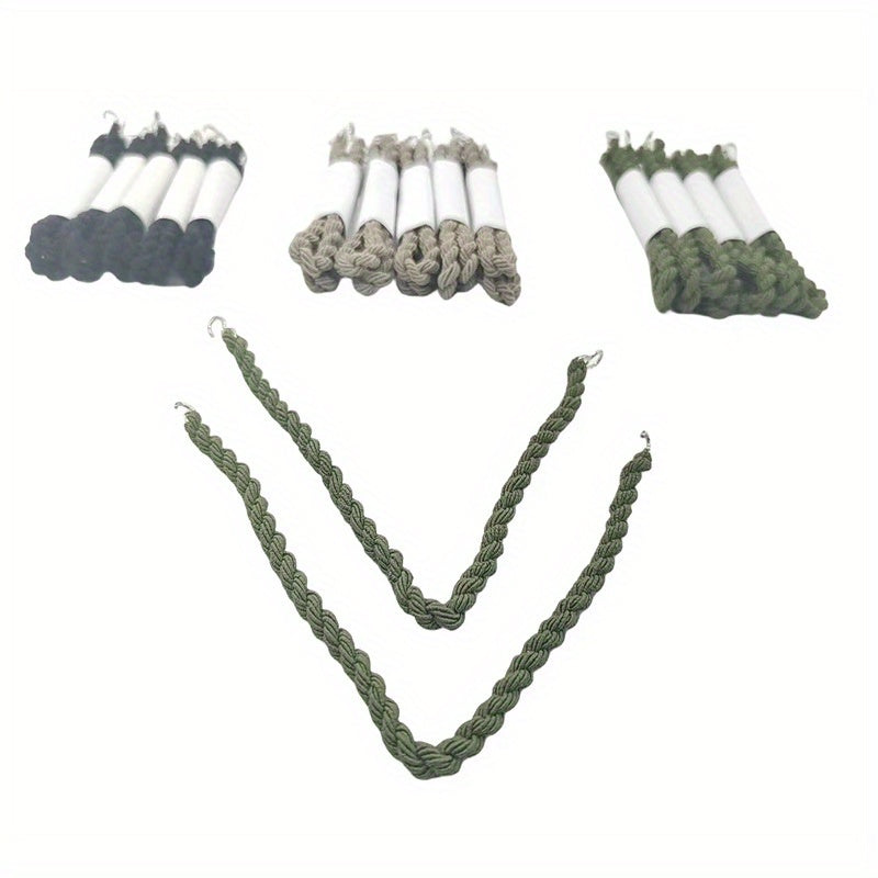 10pcs Elastic Boot Straps With Metal Hooks Camping Tools