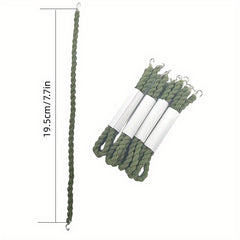 10pcs Elastic Boot Straps With Metal Hooks Camping Tools