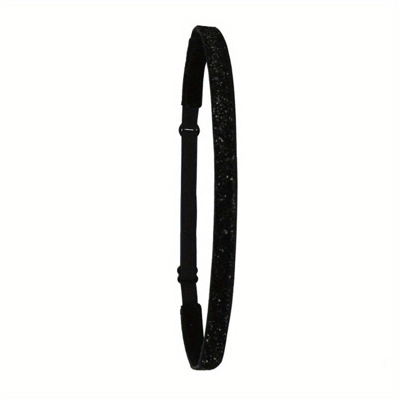 Kids Sequins Sports Hair Band Glitter Elastic Hair Band 1pc