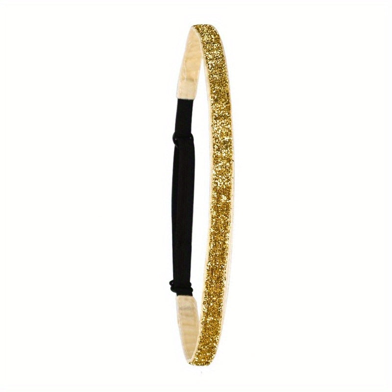 Kids Sequins Sports Hair Band Glitter Elastic Hair Band 1pc