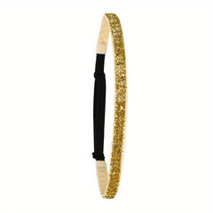 Kids Sequins Sports Hair Band Glitter Elastic Hair Band 1pc