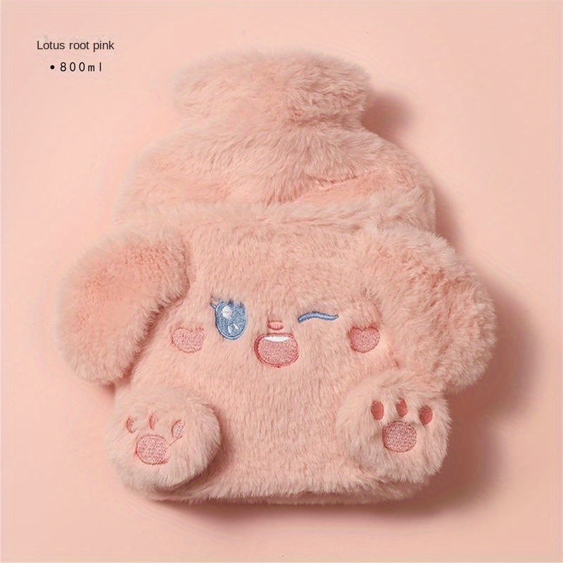 Cartoon Plush Hot Water Bag Winter Hand Warmer