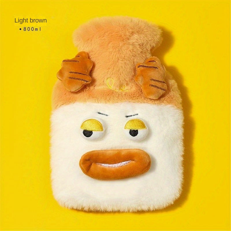 Funny Veggie Plush Hot Water Bottle for Winter, Explosion-proof, Thickened