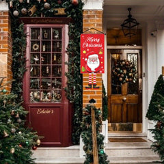 Santa Claus Garden Flag Christmas Yard Decoration Garden Decor Holiday Decor