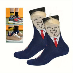 3 Pairs Star Striped Pattern Socks for Women Men