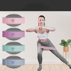 4pcs Non slip Elastic Yoga Resistance Rope for Hip Lifting Strength Training