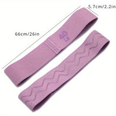 4pcs Non slip Elastic Yoga Resistance Rope for Hip Lifting Strength Training