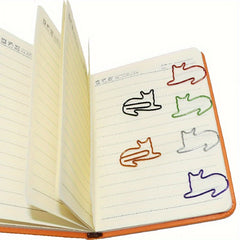 50pcs Cat Paper Clips Funny Bookmarks Scrapbook