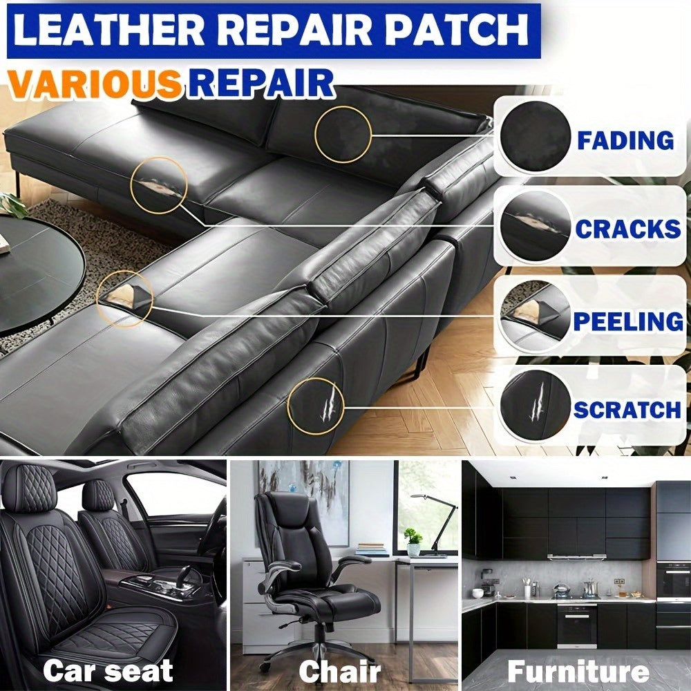 5pcs Leather Repair Patch Sofa Adhesive Backing