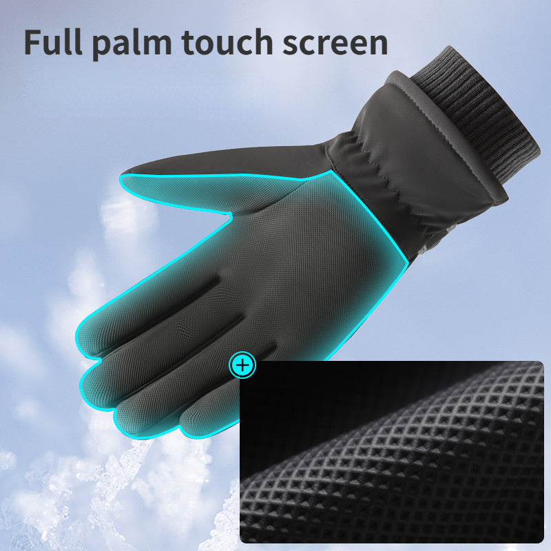 Thickened Winter Skiing Gloves Coldproof Outdoor Mountaineering Skiing Gloves