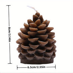 Christmas Pine Cone Candle - Home Scented Candle for Camping & Yoga