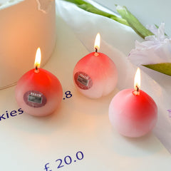 Peach Scented Candle for Women Birthday Gift