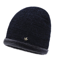 Winter Knitted Beanie Hat with Ear Protection for Outdoor Activities
