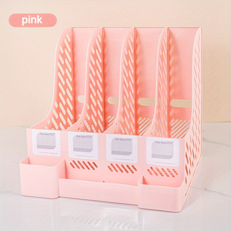Removable Large Capacity Bookstand File Organizer