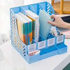 Removable Large Capacity Bookstand File Organizer
