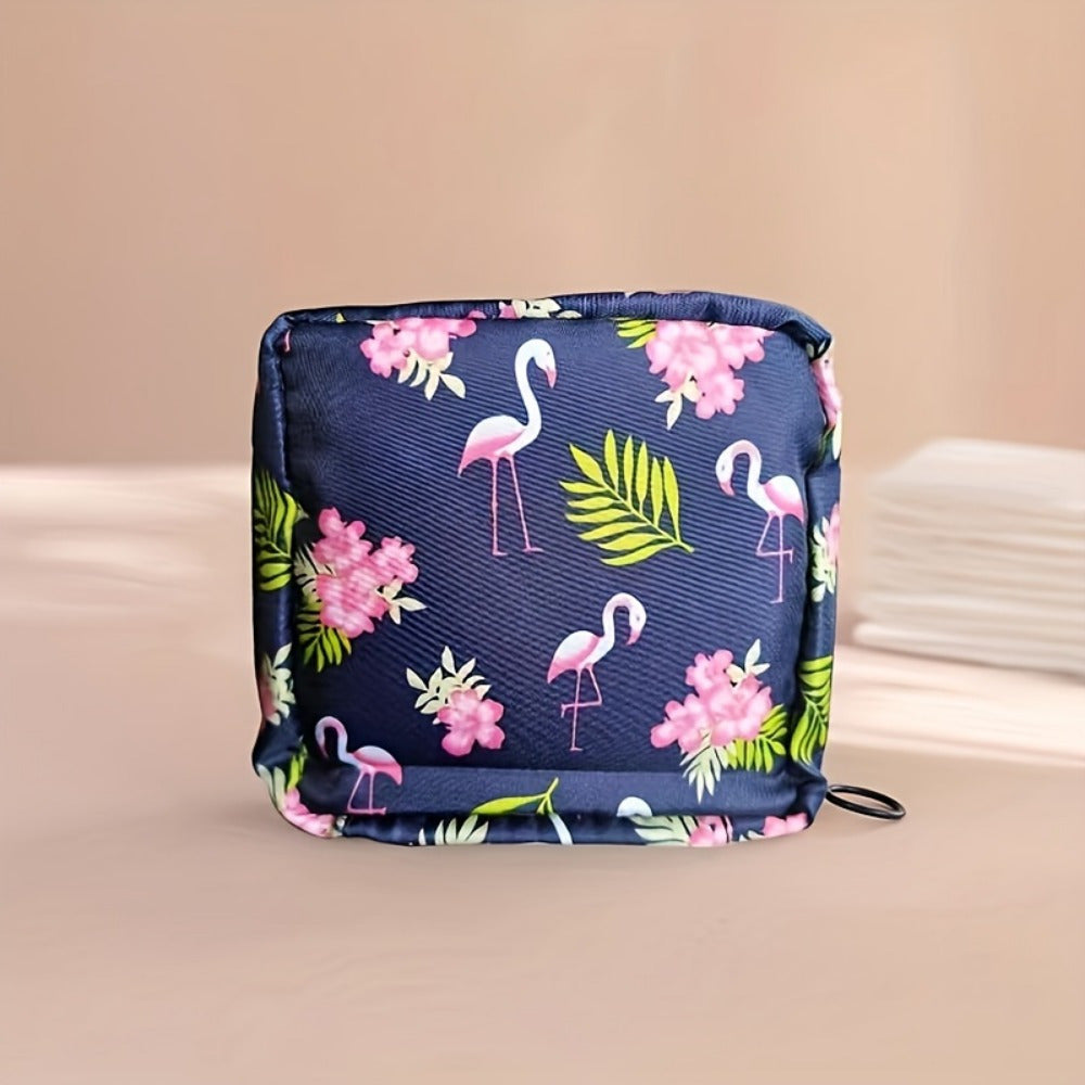 2pcs Sanitary Napkin Storage Bag Portable Storage Bag Cosmetic Organizer