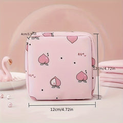 2pcs Sanitary Napkin Storage Bag Portable Storage Bag Cosmetic Organizer