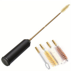 7pcs Portable Cleaning Kit Rod Brass Bristles Brush For Cal 38 357 9mm