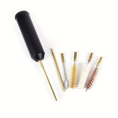 7pcs Portable Cleaning Kit Rod Brass Bristles Brush For Cal 38 357 9mm