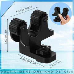 Canoe Track Mount Accessories For Fishing Canoe Paddle Frame Bracket