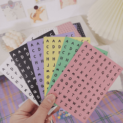 Customizable Number and Letter Label Stickers, Organize with Ease