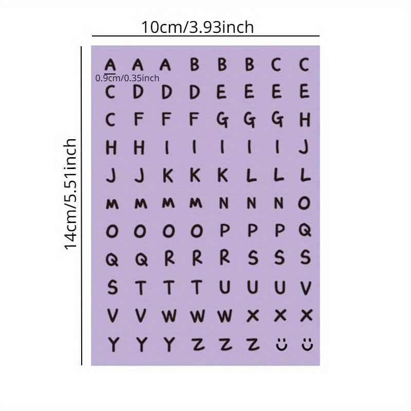 Customizable Number and Letter Label Stickers, Organize with Ease