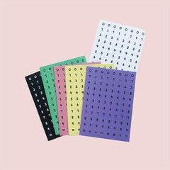 Customizable Number and Letter Label Stickers, Organize with Ease