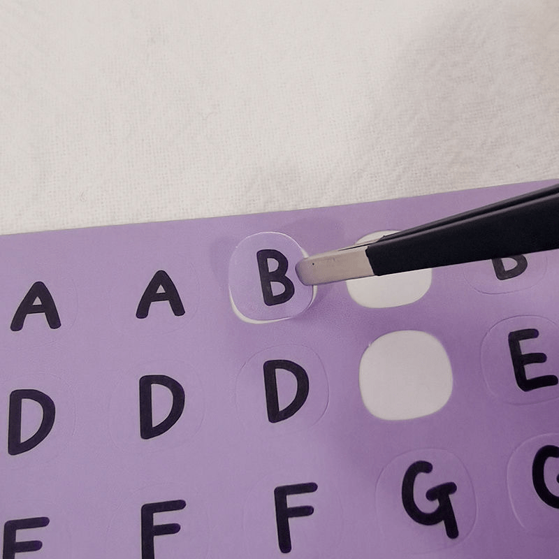 Customizable Number and Letter Label Stickers, Organize with Ease