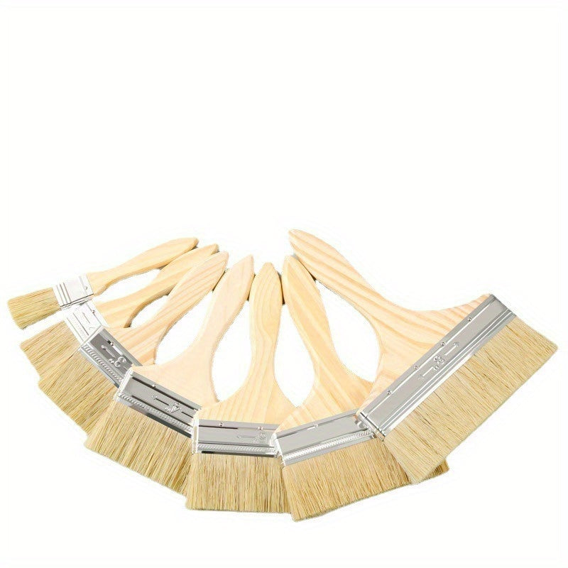 4pcs Multifunctional Hair Brush Real Animal Bristle Brush