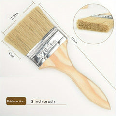 4pcs Multifunctional Hair Brush Real Animal Bristle Brush
