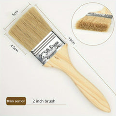 4pcs Multifunctional Hair Brush Real Animal Bristle Brush
