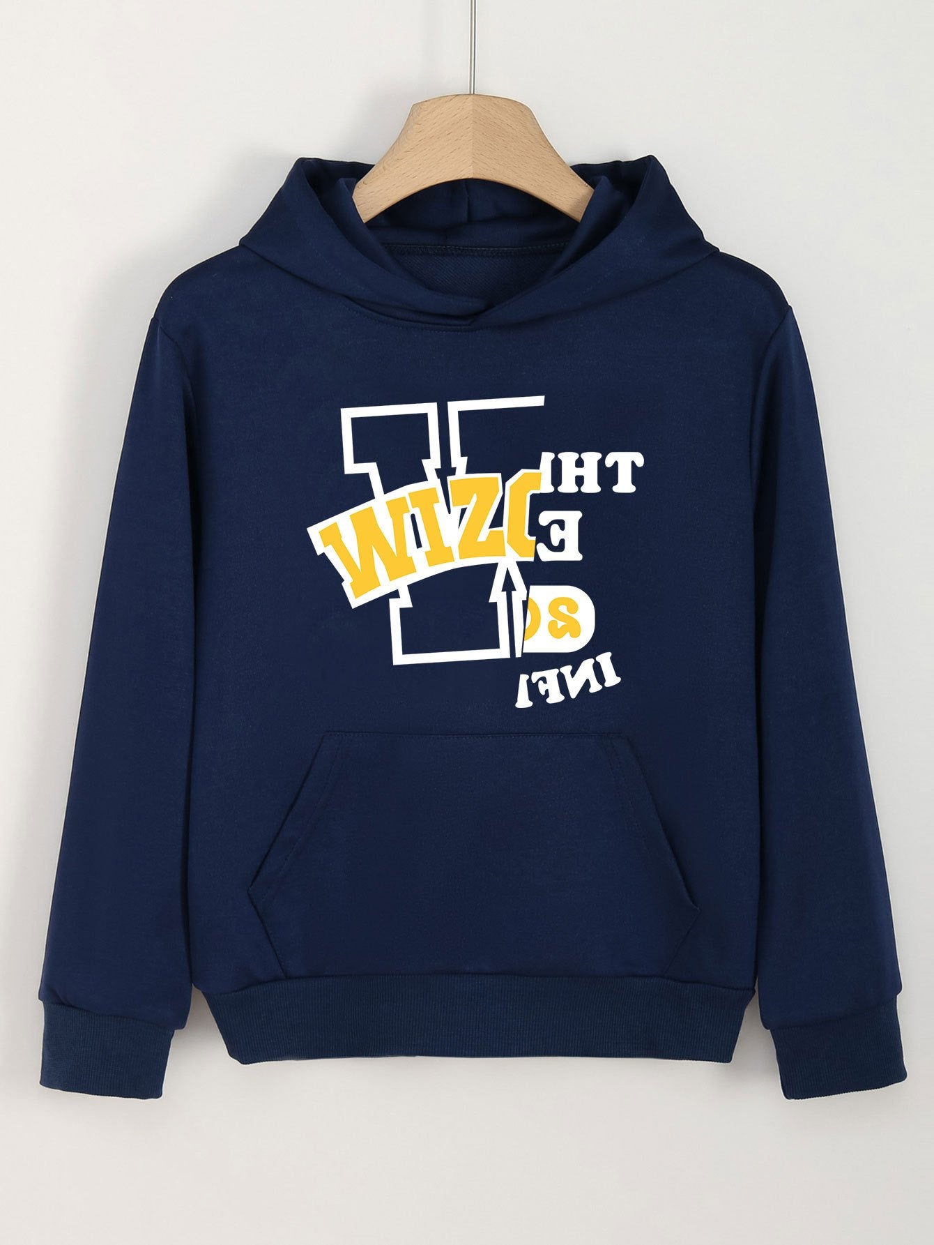 Letter Graphic Hoodies Girls Comfy Hooded Sweatshirt - Spring Fall Sports