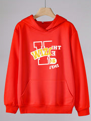 Letter Graphic Hoodies Girls Comfy Hooded Sweatshirt - Spring Fall Sports