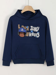 Headphone Man Graphic Hoodies Girls Comfy Hooded Sweatshirt With Pocket