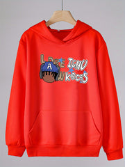 Headphone Man Graphic Hoodies Girls Comfy Hooded Sweatshirt With Pocket