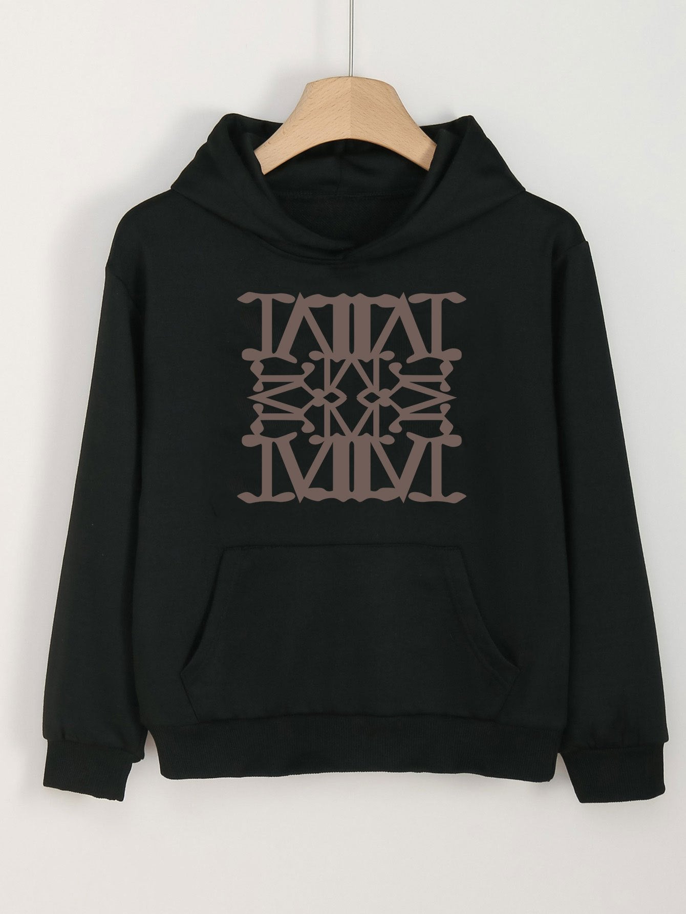 Girls Letter Graphic Hoodie Comfy Hooded Sweatshirt Spring Fall