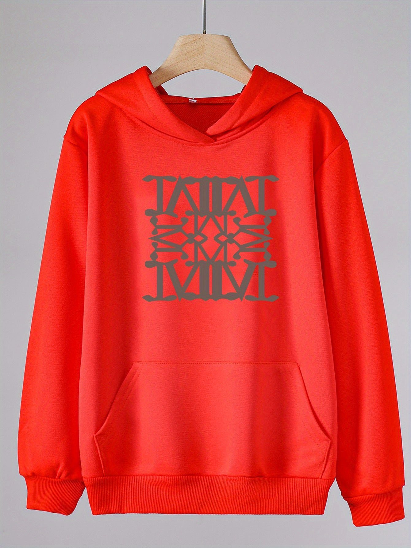 Girls Letter Graphic Hoodie Comfy Hooded Sweatshirt Spring Fall