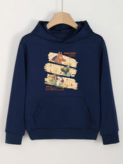 Egyptian Animal Graphic Hoodie Girls Hooded Sweatshirt Spring Fall Sports Gift