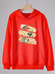 Egyptian Animal Graphic Hoodie Girls Hooded Sweatshirt Spring Fall Sports Gift
