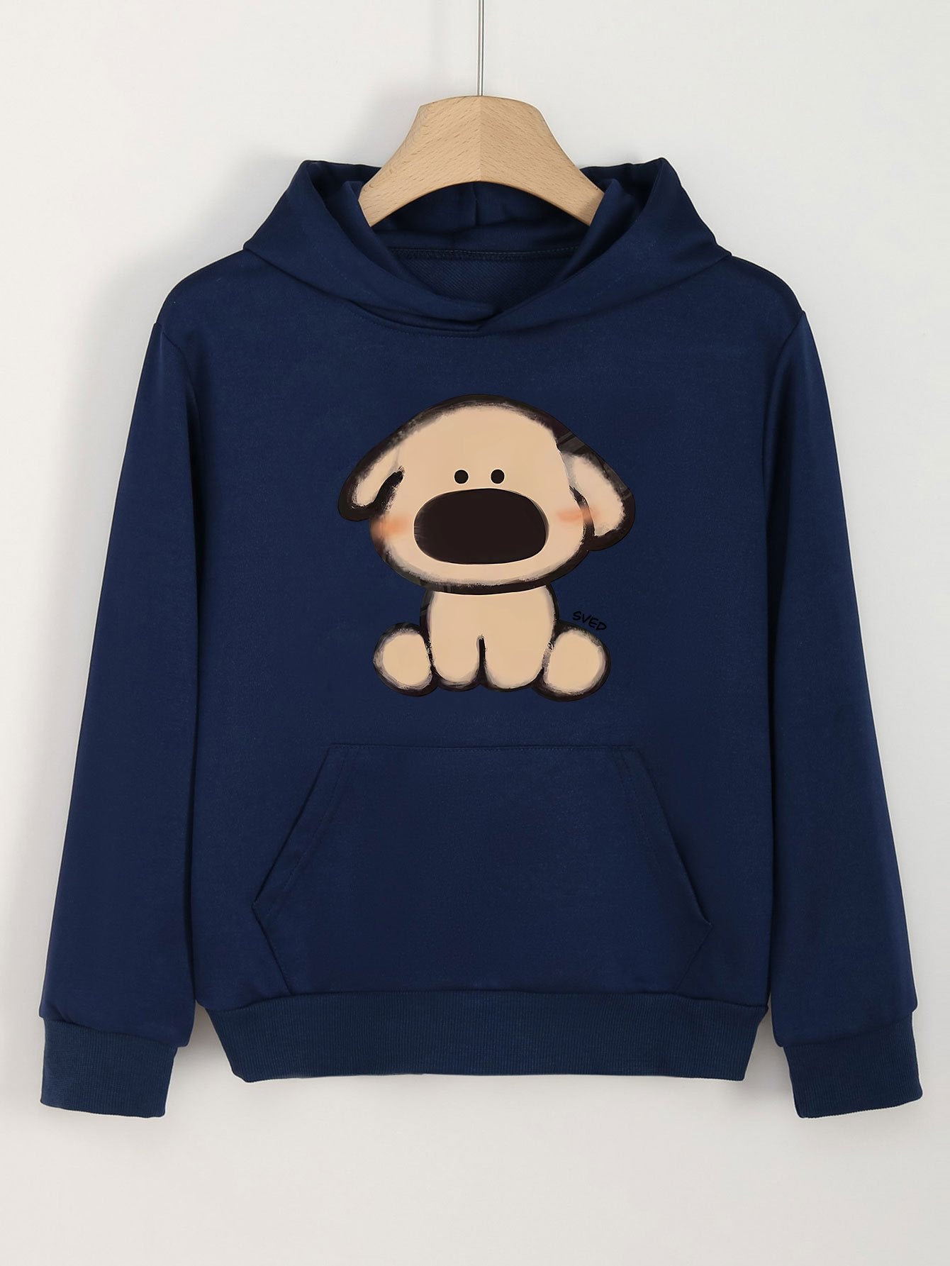 Adorable Puppy Hoodie Girls Comfy Sweatshirt Spring Fall Gift