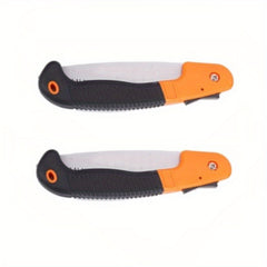 2pcs Portable Folding Saw for Outdoor Pruning Woodworking Gardening