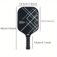 Defensive Fiberglass Pickleball Paddle for Training & Game