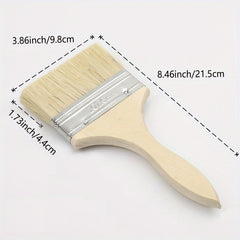 2pcs Latex Paint Roller & Soft Bristle Brush Set