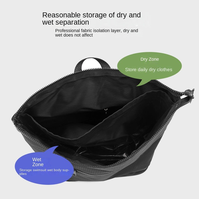 Swimming Bag Dry Wet Separation Fitness Travel Waterproof Storage Bag