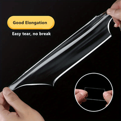Transparent Nano Tape Washable Reusable Double Sided Adhesive Tape