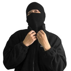 Windproof Balaclava Beanie Hat with Full Face Mask