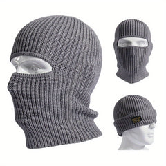 Windproof Balaclava Beanie Hat with Full Face Mask
