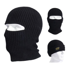 Windproof Balaclava Beanie Hat with Full Face Mask