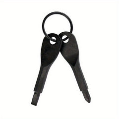 Mini Cross Screwdriver Keychain Keyring Portable 2 In 1