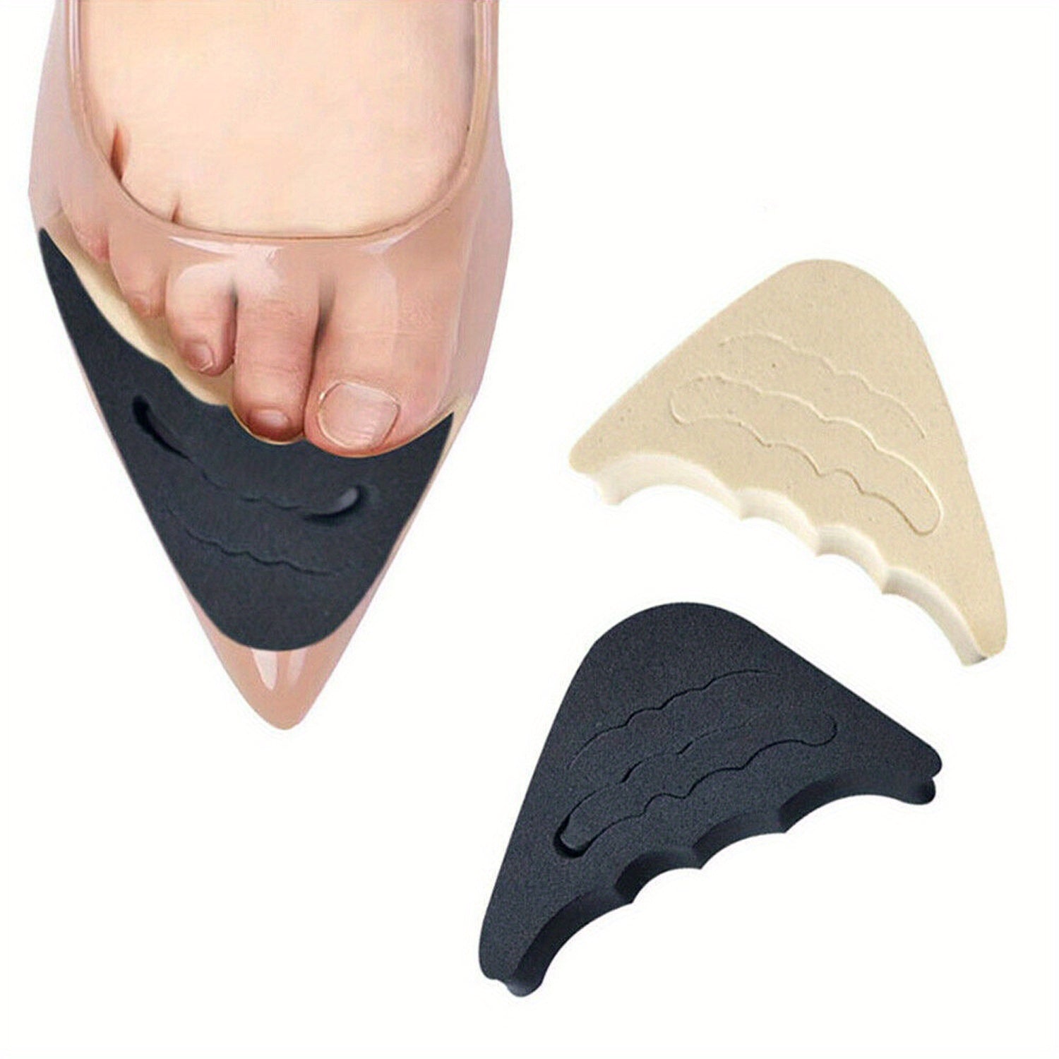 2pcs High Heel Toe Plug Filler Cushion